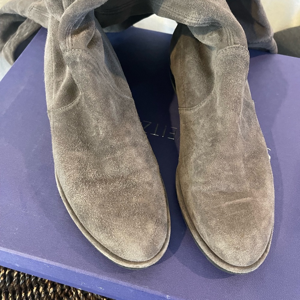 Stuart Weitzman Lowland Londra Suede Size 6.5 - image 5